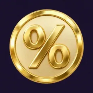 Gold percent coin — Tab66