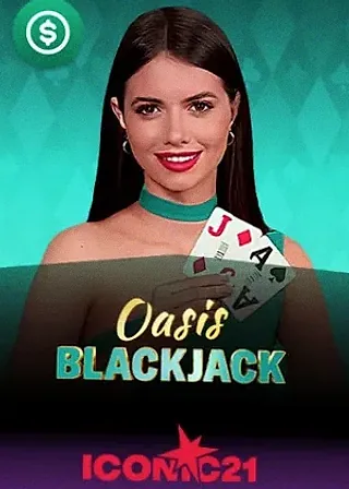 Oasis Blackjack live game cover