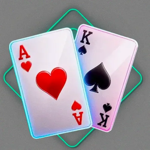 Ace and king playing cards