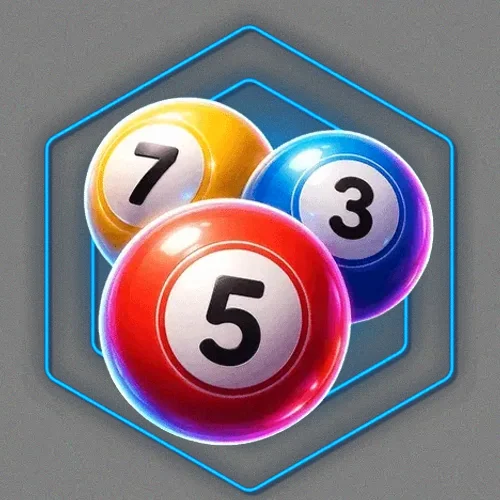 Numbered bingo balls