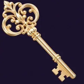 Ornate antique key — Tab66