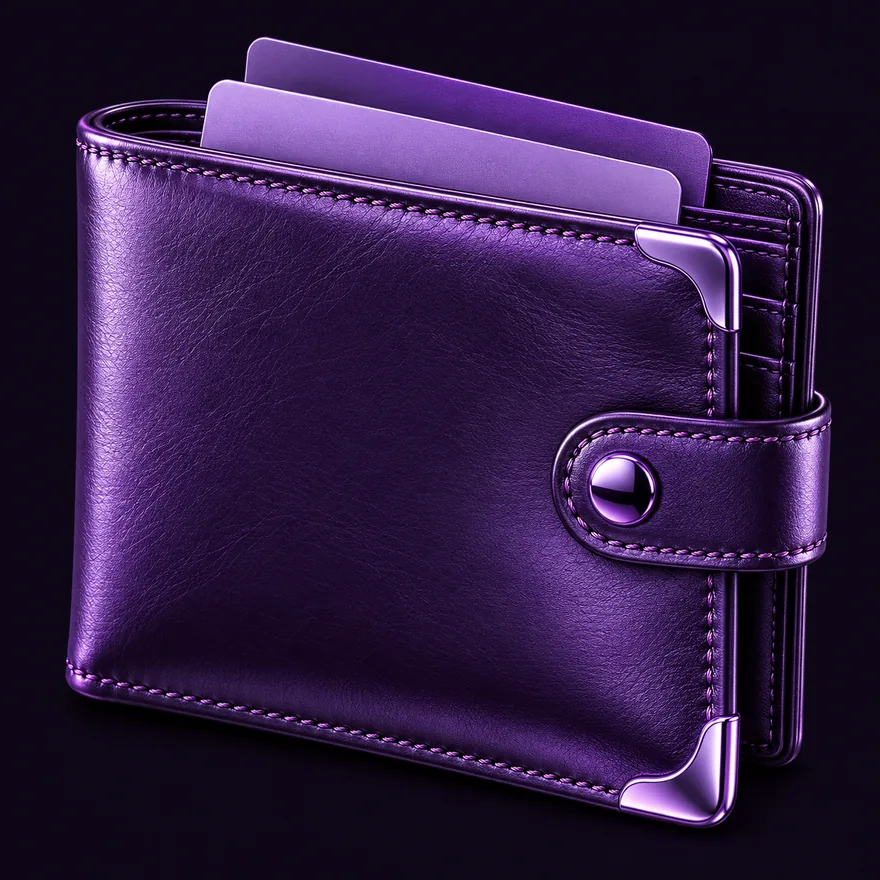 Leather wallet — Tab66